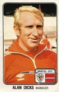 Sticker Alan Dicks - UK Football 1978-1979 n. 77 - Panini