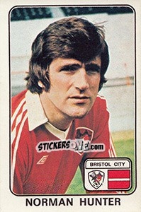 Cromo Norman Hunter - UK Football 1978-1979 - Panini