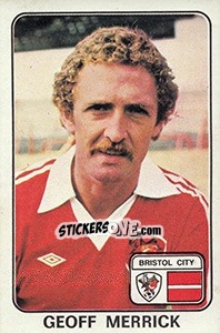 Figurina Geoff Merrick - UK Football 1978-1979 - Panini