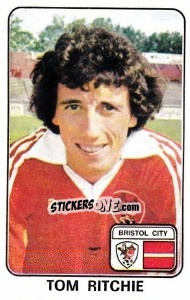 Cromo Tom Ritchie - UK Football 1978-1979 - Panini
