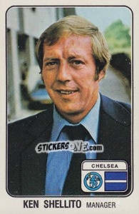 Sticker Ken Shellito - UK Football 1978-1979 - Panini