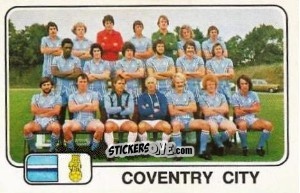 Sticker Team Photo - UK Football 1978-1979 - Panini