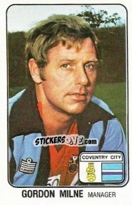 Figurina Gordon Milne - UK Football 1978-1979 - Panini