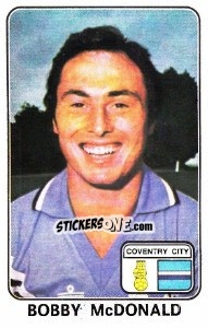 Figurina Bobby McDonald - UK Football 1978-1979 - Panini