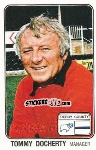 Figurina Tommy Docherty - UK Football 1978-1979 - Panini