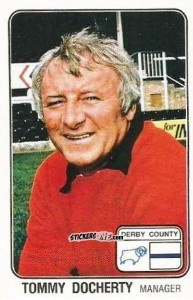 Figurina Tommy Docherty - UK Football 1978-1979 n. 128 - Panini