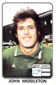 Sticker John Middleton - UK Football 1978-1979 n. 129 - Panini