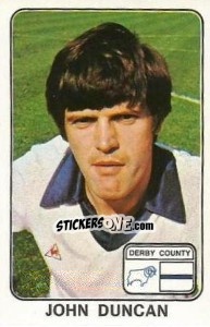Cromo John Duncan - UK Football 1978-1979 - Panini