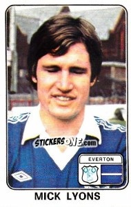 Figurina Mick Lyons - UK Football 1978-1979 - Panini