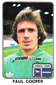 Sticker Paul Cooper - UK Football 1978-1979 - Panini