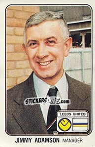 Sticker Jimmy Adamson - UK Football 1978-1979 - Panini