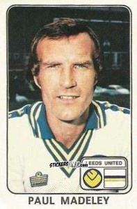 Cromo Paul Madeley - UK Football 1978-1979 n. 181 - Panini