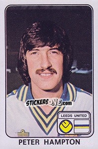 Sticker Peter Hampton - UK Football 1978-1979 - Panini
