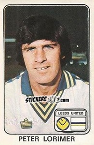 Cromo Peter Lorimer - UK Football 1978-1979 - Panini