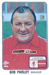 Sticker Bob Paisley - UK Football 1978-1979 - Panini