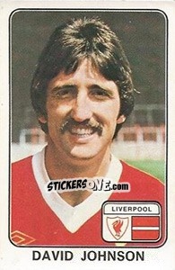 Sticker David Johnson - UK Football 1978-1979 - Panini