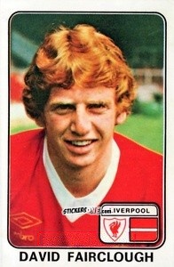 Cromo David Fairclough - UK Football 1978-1979 - Panini