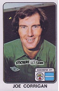 Figurina Joe Corrigan - UK Football 1978-1979 - Panini
