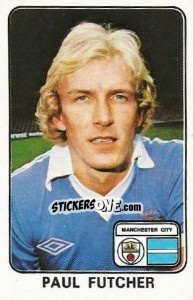 Sticker Paul Futcher - UK Football 1978-1979 - Panini