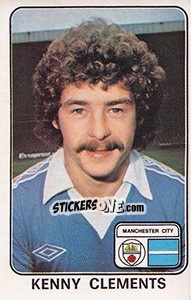 Sticker Kenny Clements - UK Football 1978-1979 - Panini