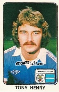 Sticker Tony Henry - UK Football 1978-1979 - Panini