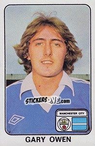 Sticker Gary Owen - UK Football 1978-1979 - Panini