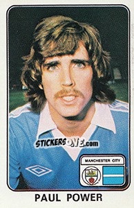 Sticker Paul Power - UK Football 1978-1979 - Panini