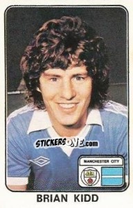 Sticker Brian Kidd - UK Football 1978-1979 - Panini