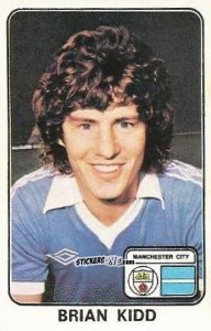 Sticker Brian Kidd - UK Football 1978-1979 n. 225 - Panini