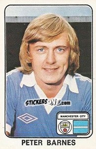 Cromo Peter Barnes - UK Football 1978-1979 - Panini