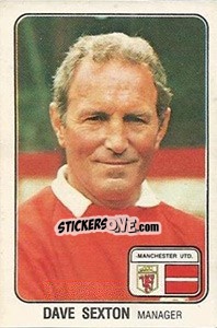 Sticker Dave Sexton - UK Football 1978-1979 - Panini