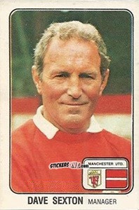 Sticker Dave Sexton - UK Football 1978-1979 n. 230 - Panini