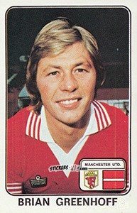 Cromo Brian Greenhoff - UK Football 1978-1979 n. 235 - Panini