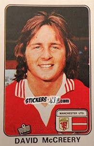 Figurina Dave McCreery - UK Football 1978-1979 - Panini