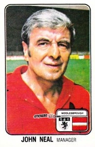 Figurina John Neal - UK Football 1978-1979 n. 247 - Panini