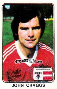 Sticker John Craggs - UK Football 1978-1979 - Panini