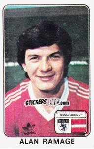 Sticker Alan Ramage - UK Football 1978-1979 - Panini