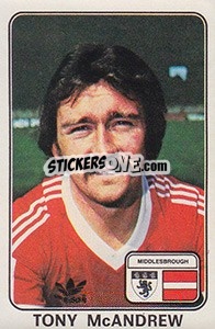 Sticker Tony McAndrew - UK Football 1978-1979 - Panini