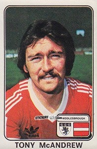 Sticker Tony McAndrew - UK Football 1978-1979 - Panini