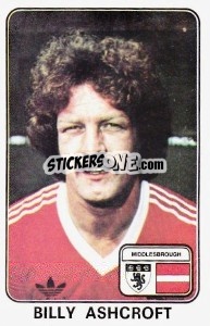 Sticker Billy Ashcroft - UK Football 1978-1979 - Panini