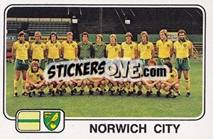 Sticker Team Photo - UK Football 1978-1979 - Panini