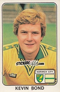 Sticker Kevin Bond - UK Football 1978-1979 - Panini