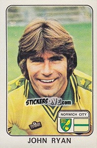 Cromo John Ryan - UK Football 1978-1979 - Panini