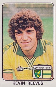 Sticker Kevin Reeves - UK Football 1978-1979 n. 278 - Panini