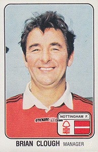 Sticker Brian Clough - UK Football 1978-1979 n. 281 - Panini
