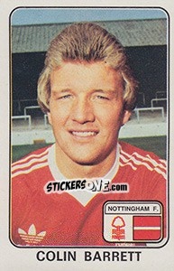 Sticker Colin Barrett - UK Football 1978-1979 - Panini