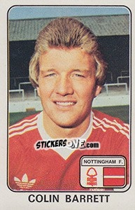 Sticker Colin Barrett - UK Football 1978-1979 n. 284 - Panini
