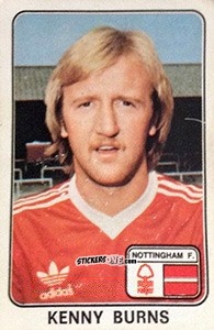 Sticker Kenny Burns - UK Football 1978-1979 n. 287 - Panini