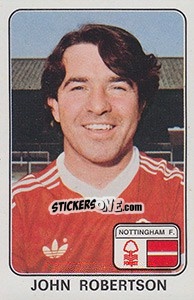 Cromo John Robertson - UK Football 1978-1979 - Panini