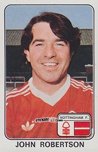 Sticker John Robertson - UK Football 1978-1979 n. 289 - Panini